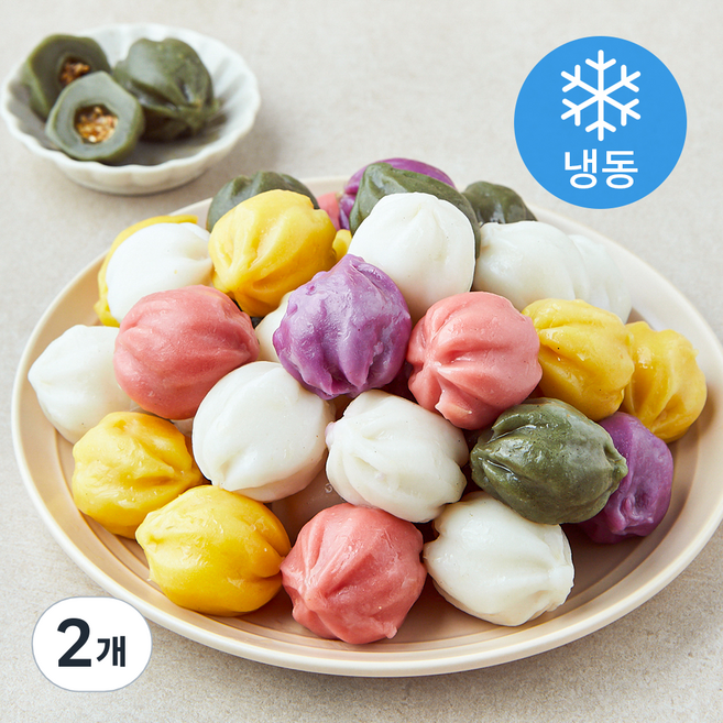 키친고메 굳지않는 오색 방울떡 (냉동), 1kg, 1개입, 2개