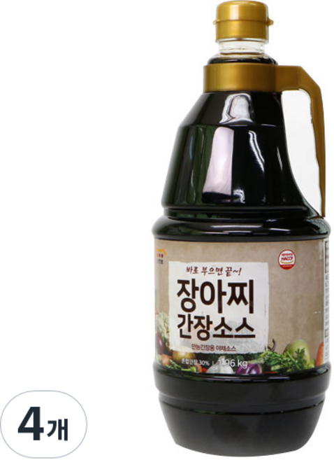 순창가 만능 장아찌 간장소스, 1.96kg, 4개