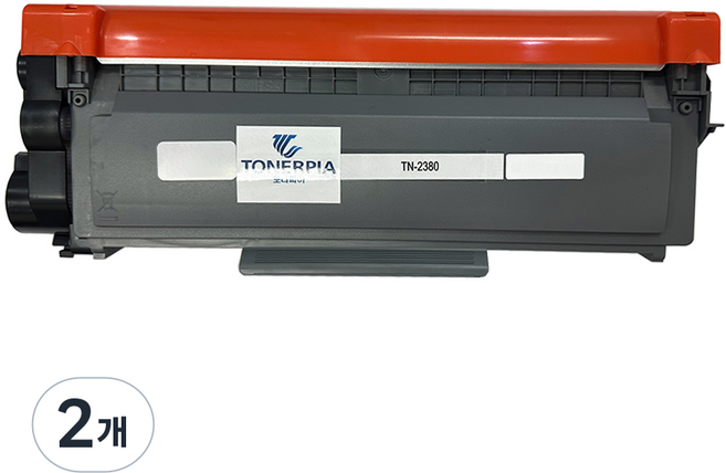 토너피아 브라더 호환토너 TN-2380, Black, 2개