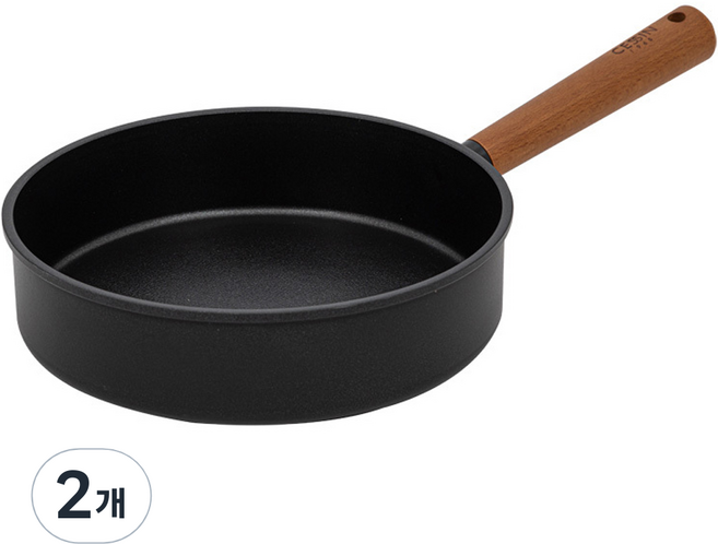 퀸센스 아레나 블랙 인덕션 소테팬, 24cm, 2개