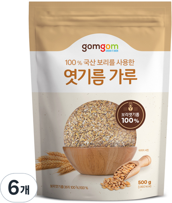 곰곰 엿기름가루, 500g, 6개