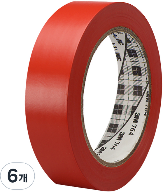 쓰리엠 764 바닥 라인 테이프, 6개