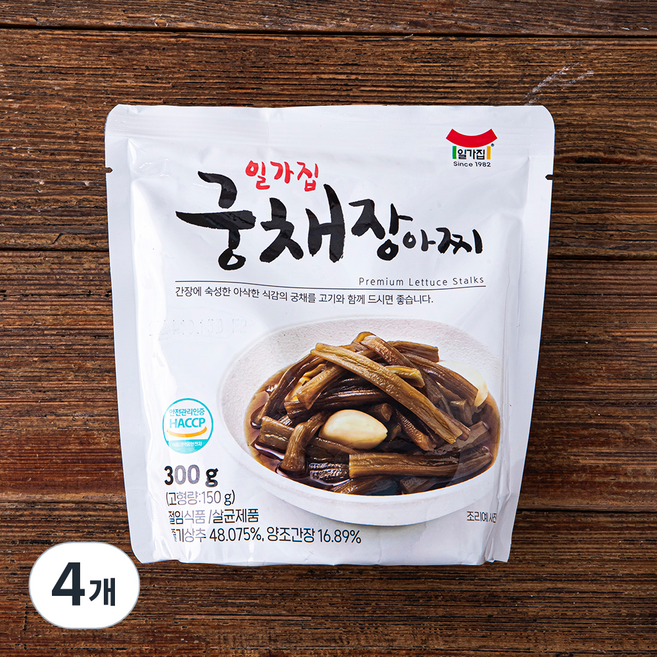 일가집 궁채장아찌, 300g, 4개