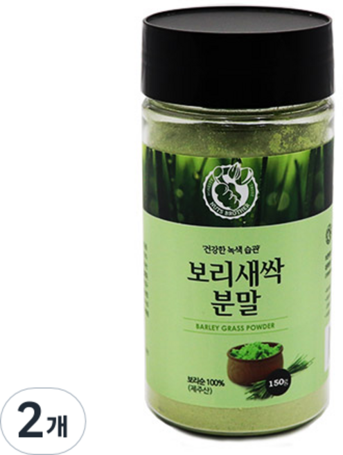 너츠브라더 보리새싹분말, 2개, 150g