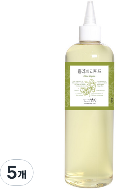 올리브 리퀴드, 500ml, 5개