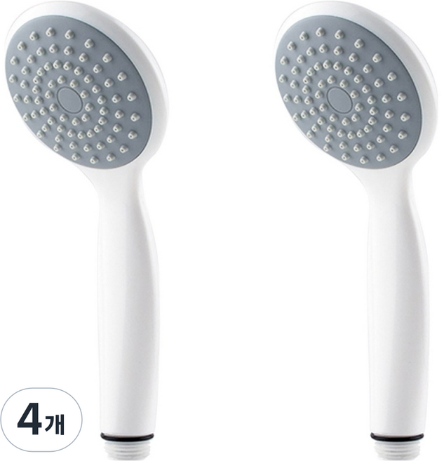 COBRA ABC샤워헤드, 백색, 4개