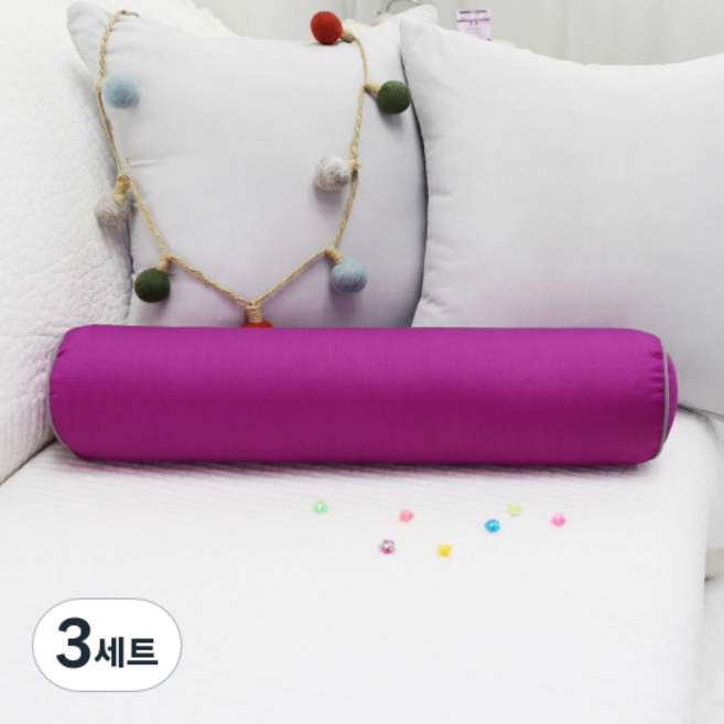 베드앤데코 에브리데이 경추 목베개 + 솜 세트, 코튼프룬, 3개