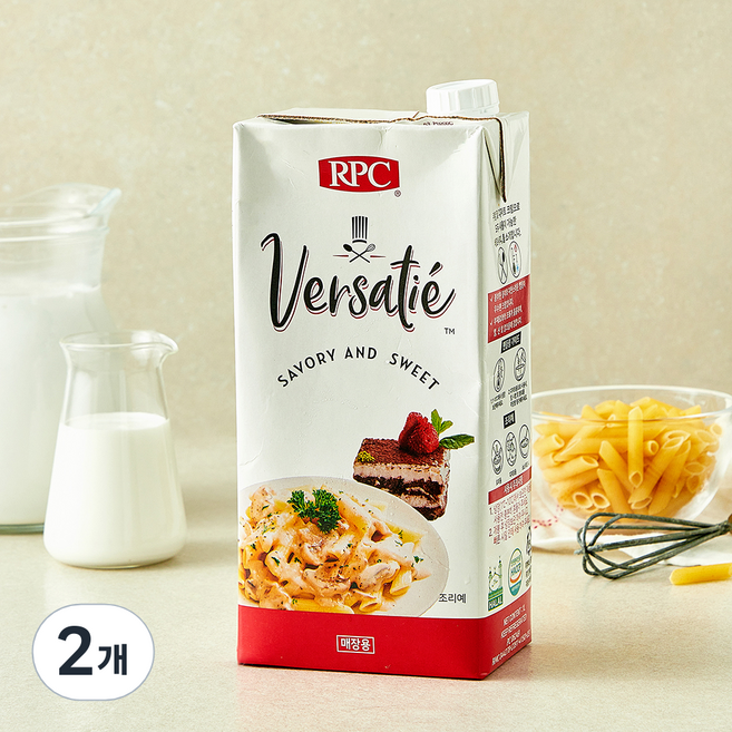 RPC 베르사띠 쿠킹크림, 2개, 1L