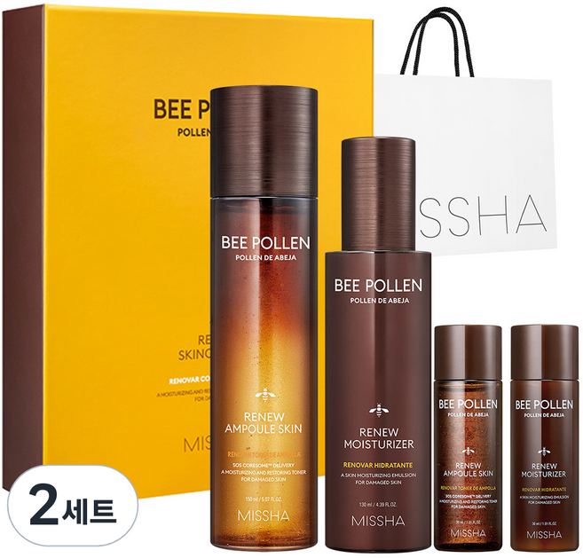 [2입기획] 미샤 비폴렌 리뉴 스페셜 스킨케어 세트, 2세트