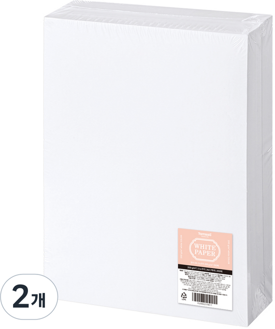 Tamsaa 雪銅紙 200g 250張, A4, 2個