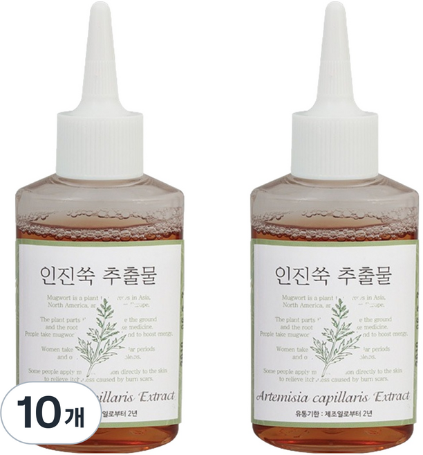 맑을담 인진쑥 추출물 에센스, 50ml, 10개