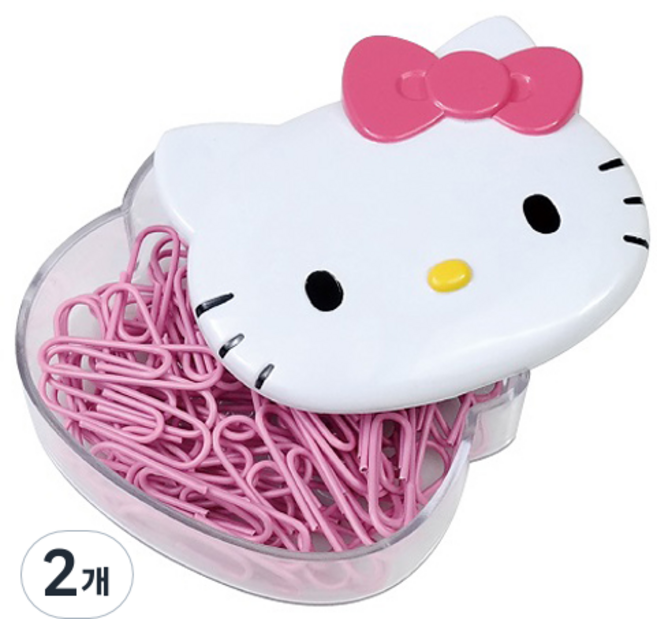 바이하츠 헬로키티 컬러클립, 50개입, 2개