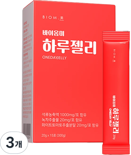 바이옴미 레티놀 하루젤리 15p, 3개, 300g - 쿠팡