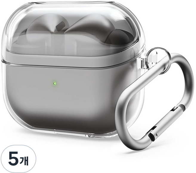 LuA lovel 不變色透明Galaxy Buds全包覆保護殼, 透明, Buds3/Buds3 Pro