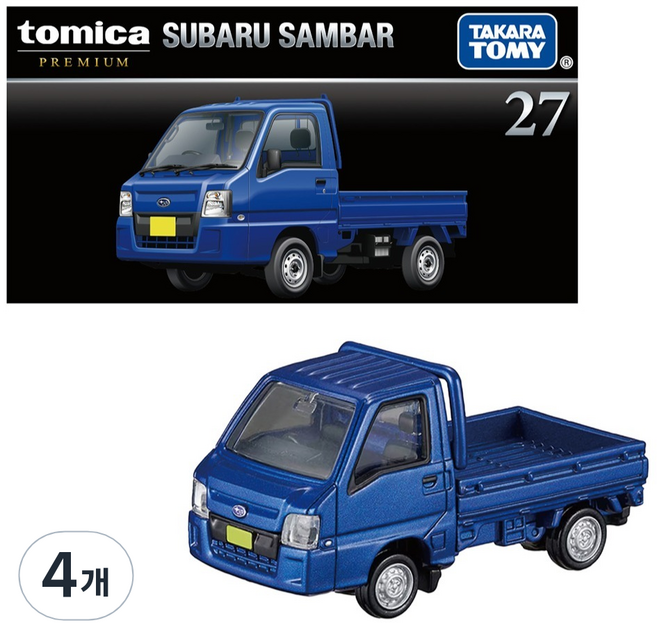 토미카 티아츠코리아 프리미엄 27 스바루 삼바 피규어, 4개