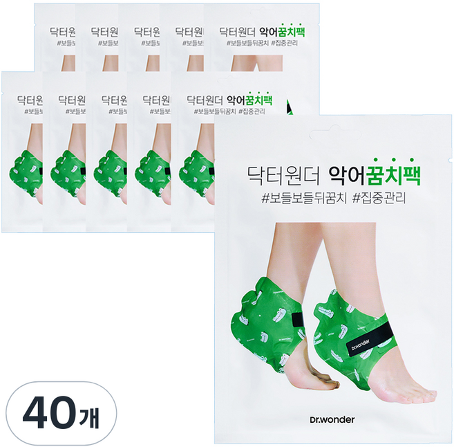 닥터원더 악어 꿈치팩, 9g, 40개, 1개입