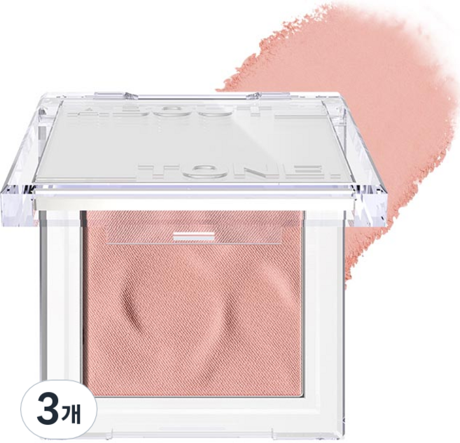 어바웃톤 플러피 웨어 블러셔 4.3g, 02 베쉬풀 핑크, 3개