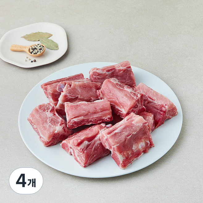 본바듬 등뼈 (냉장), 4개, 1.2kg
