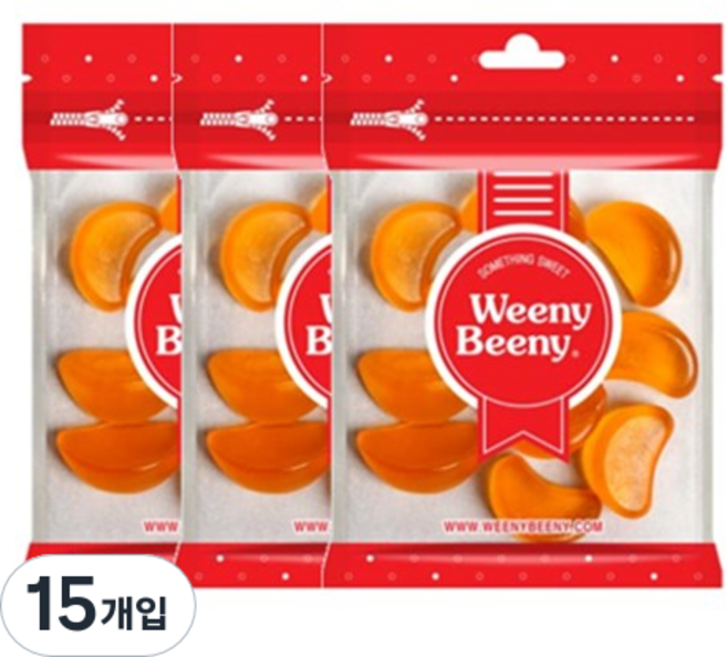 Weeny Beeny 橘子軟糖, 50g, 15個