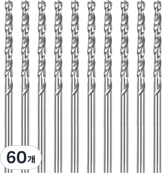 O-ON 高速鋼 4241 鑽頭 0.5 x 22 mm, 60個
