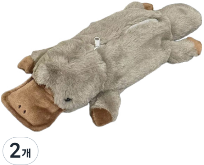 아트조이 오리너구리 필통, 2개, 혼합색상