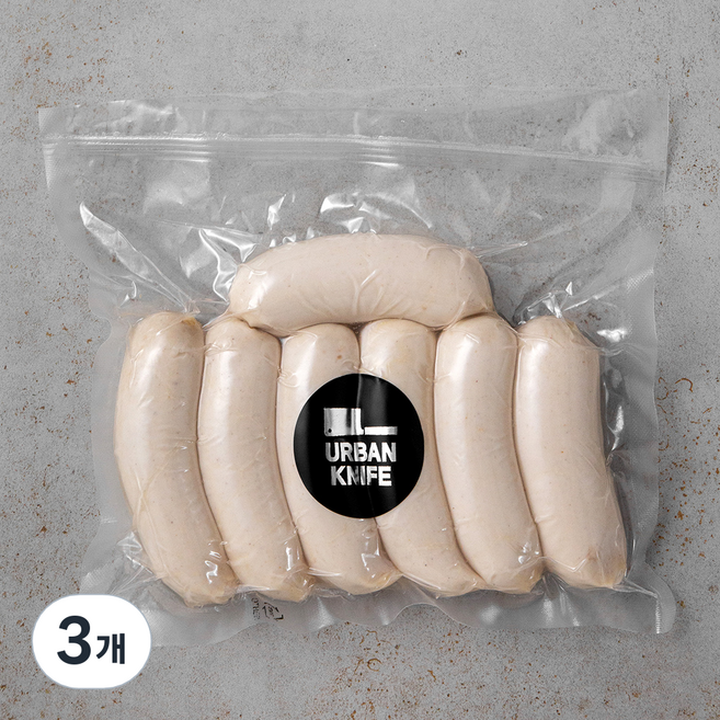 어반나이프 브라트부어스트 소시지, 420g, 3개