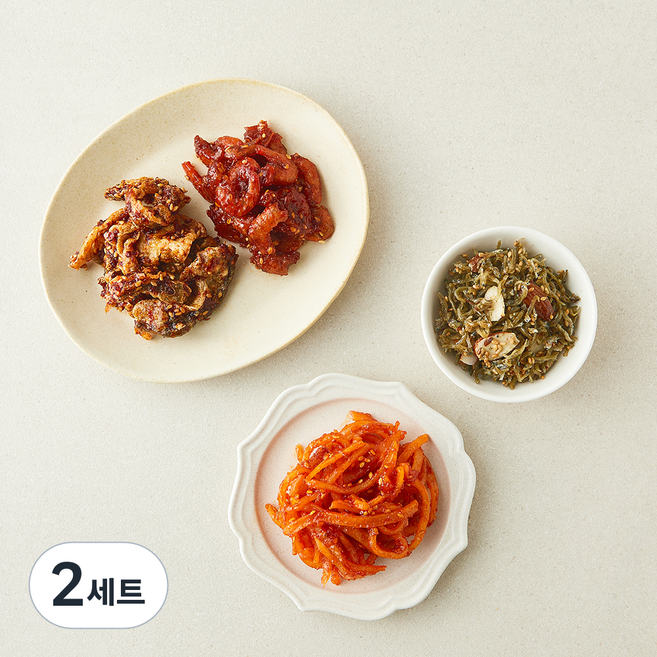 순봉이네 부뚜막 집반찬 4종 세트 320g, 2세트