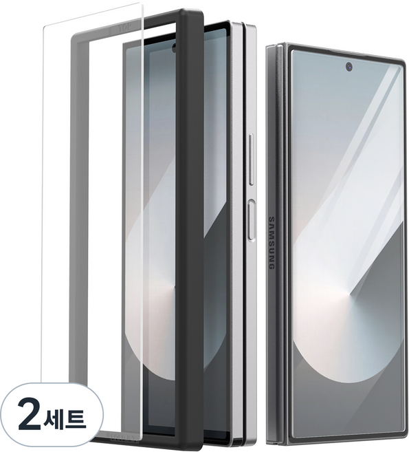 araree Core 9H高強度鋼化玻璃 手機外部螢幕顯示器保護貼 2片組, 2套