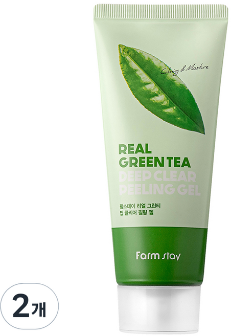 팜스테이 리얼 그린티 딥 클리어 필링 젤, 100ml, 2개