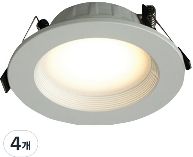 眞誠電子 白T LDS LED 超薄崁燈 103mm, 晝光色(6400K)