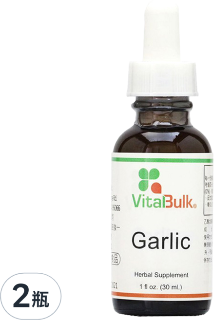 VitalBulk 大蒜精, 30ml, 2瓶