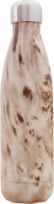S'well Wood-Blonde wood 美國時尚不鏽鋼保冷/保溫瓶 17oz, 1個, 500ml, 淺棕色