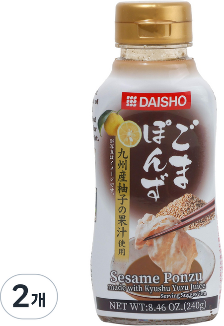 DAISHO 大逸昌 壽喜燒芝麻ポン酢醬, 240g, 2個