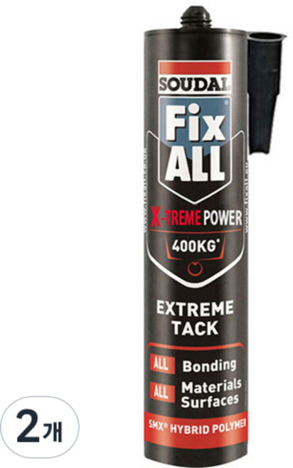 수달 픽스올 엑스트림 파워 실리콘 접착제 290ml, 2개