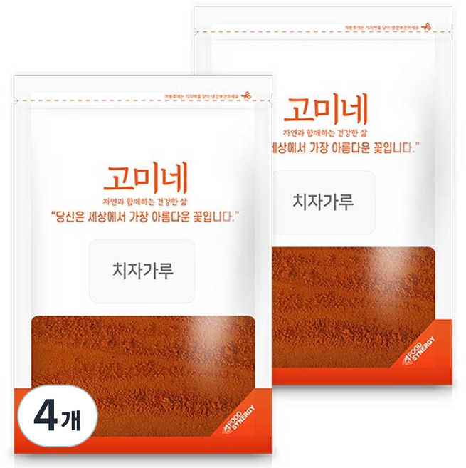 고미네 치자가루, 300g, 4개