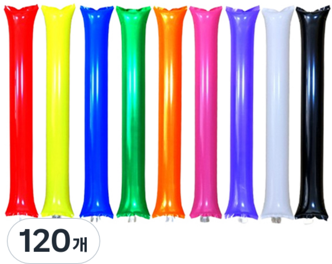Maket Gamseong 加厚氣球應援棒, 混合顏色, 120個
