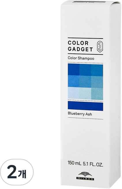 밀본 샴푸 블루베리 애쉬, 2개, 150ml