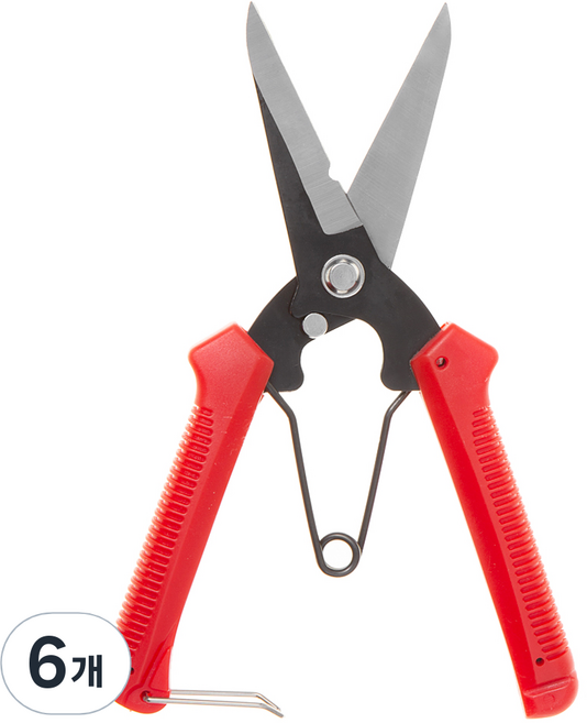 탐사 다용도 다목적 코팅 가위, 6개