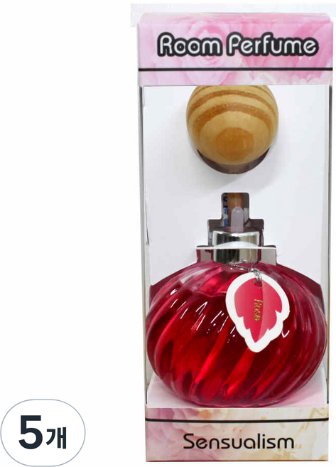 센슈얼리즘 노블레스 룸퍼퓸 실내방향제 로즈, 5개, 50ml, 꽃향