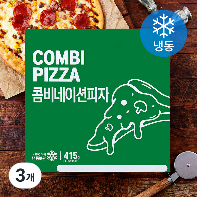 마트킹스초이스 콤비네이션 피자 (냉동), 415g, 3개, 1개입