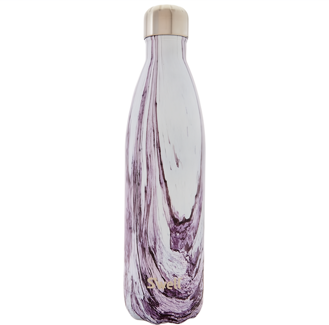 S'well Wood 美國時尚不鏽鋼保冷保溫瓶 25oz, Lily Wood, 750ml, 1個