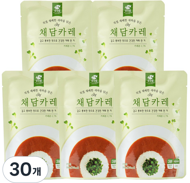 순수람 채담카레, 160g, 30개