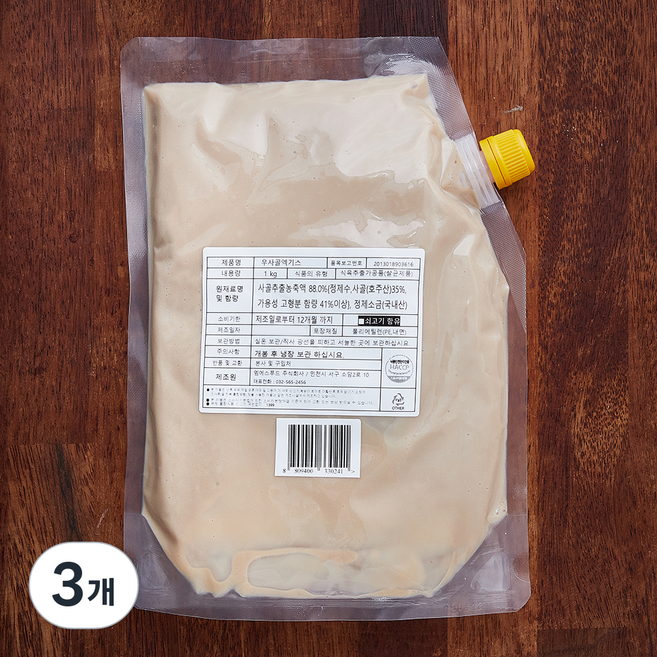 엠에스푸드 우사골엑기스, 1kg, 3개