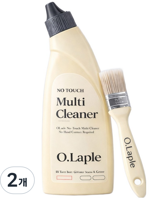 오라플 노터치 변기 물때 욕실 멀티클리너, 2개, 750ml