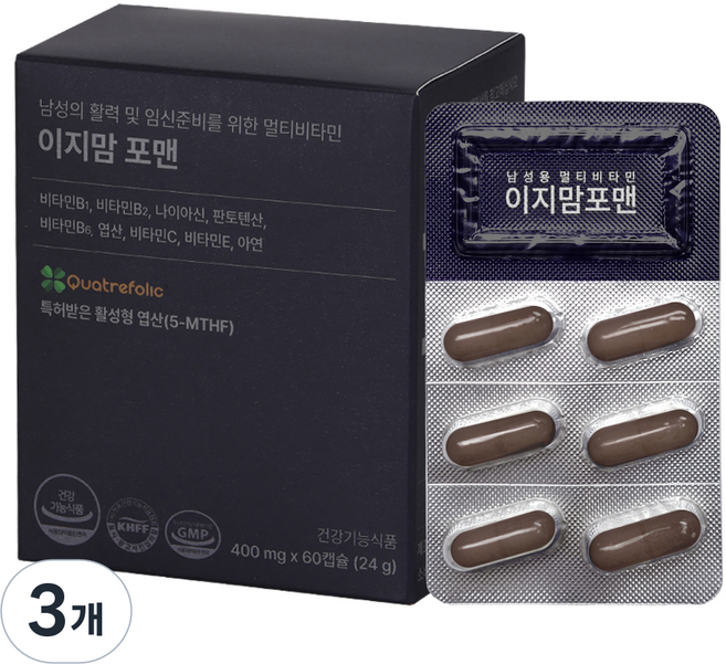 이지맘 포맨, 60정, 3개