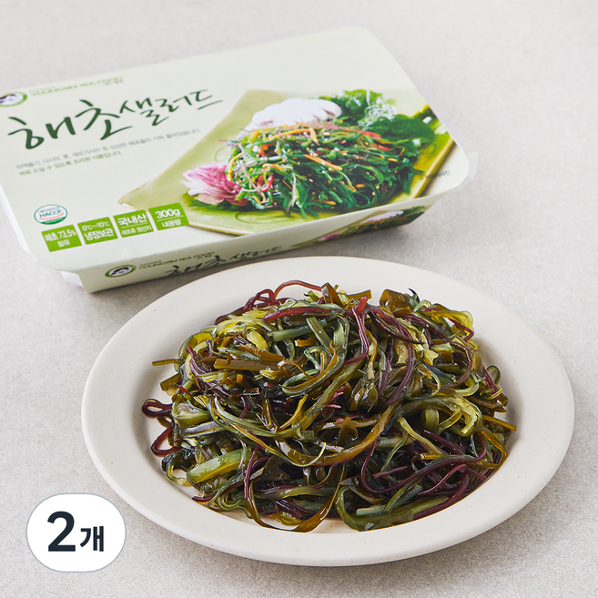 해초샐러드, 300g, 2개