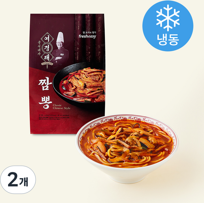프레시지 중식대가 여경래의 짬뽕 2인분 (냉동), 1.46kg, 2개