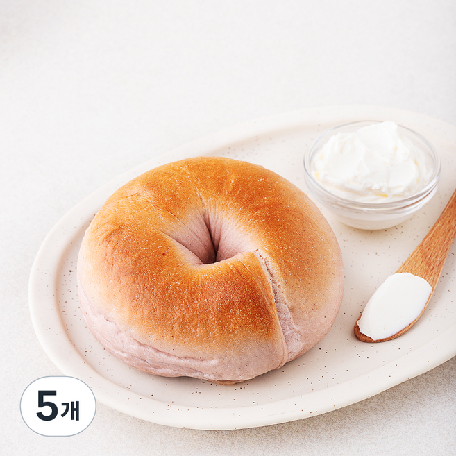 훕훕베이글 블루베리러버 베이글, 160g, 1개입, 5개