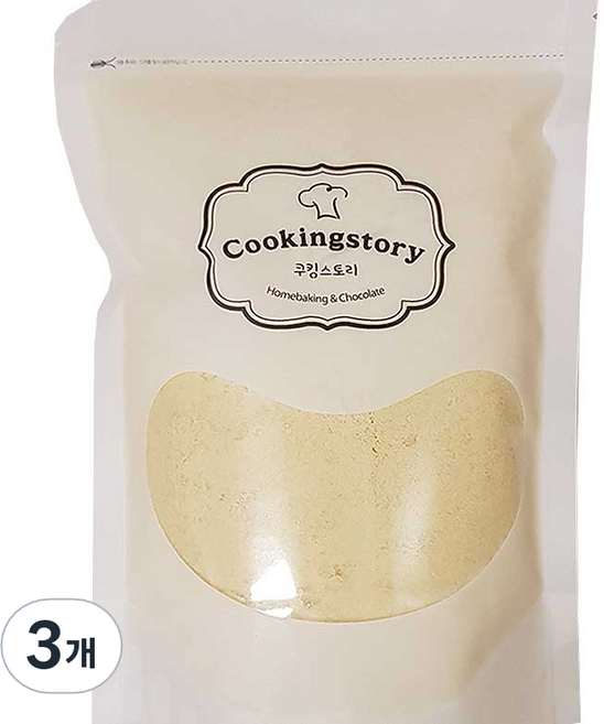 쿠킹스토리 아몬드가루, 500g, 3개