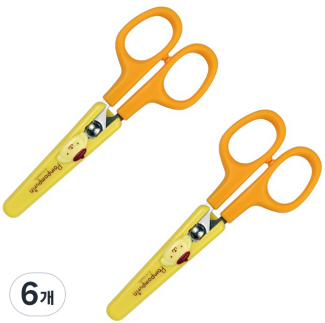 바이하츠 안전캡가위, 폼폼푸린, 6개